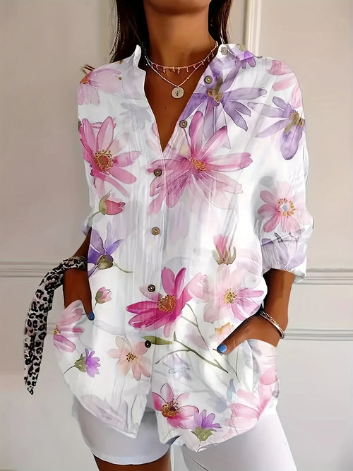 Maja™ - Bluse med Blomsterprint