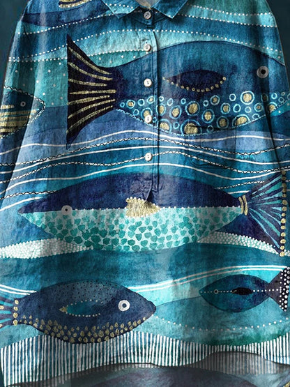 Jax | Ocean Art-skjorte